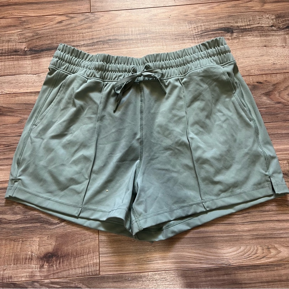 Yogalicious Sage Green Athletic Shorts